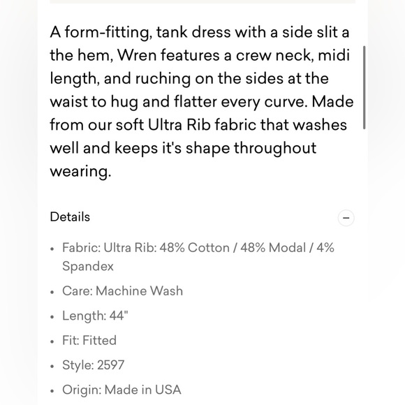 MICHAEL STARS ANTHROPOLOGIE NWOT WREN DRESS - Picture 11 of 11